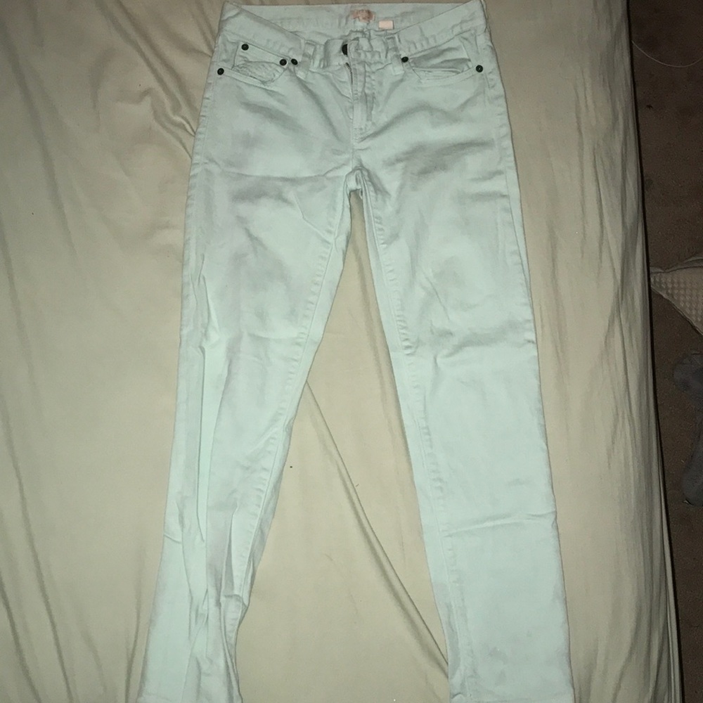 Mint Green Skinny Jeans//J Crew